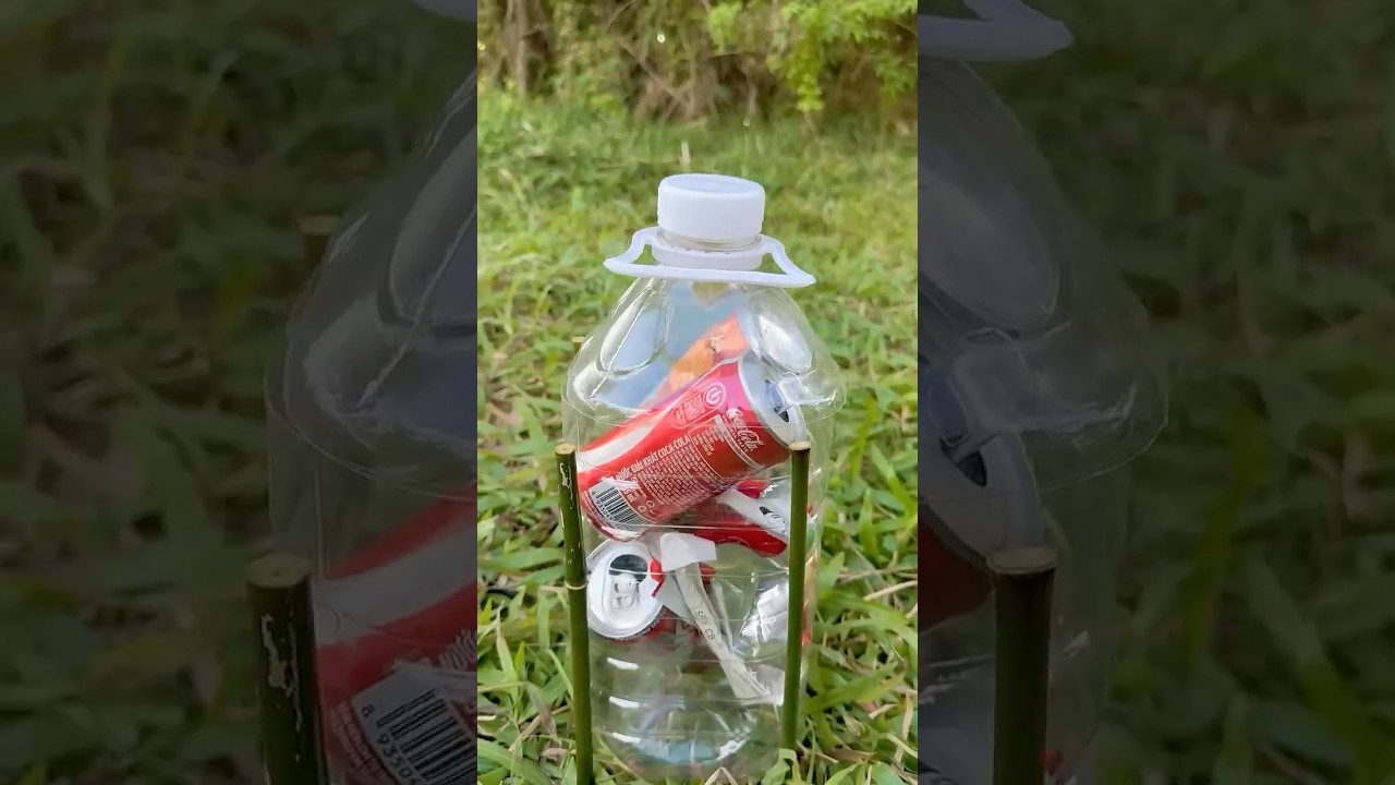 The world is drowning in trash 🌍#ohd #survival #camping #bushcraft #skills
