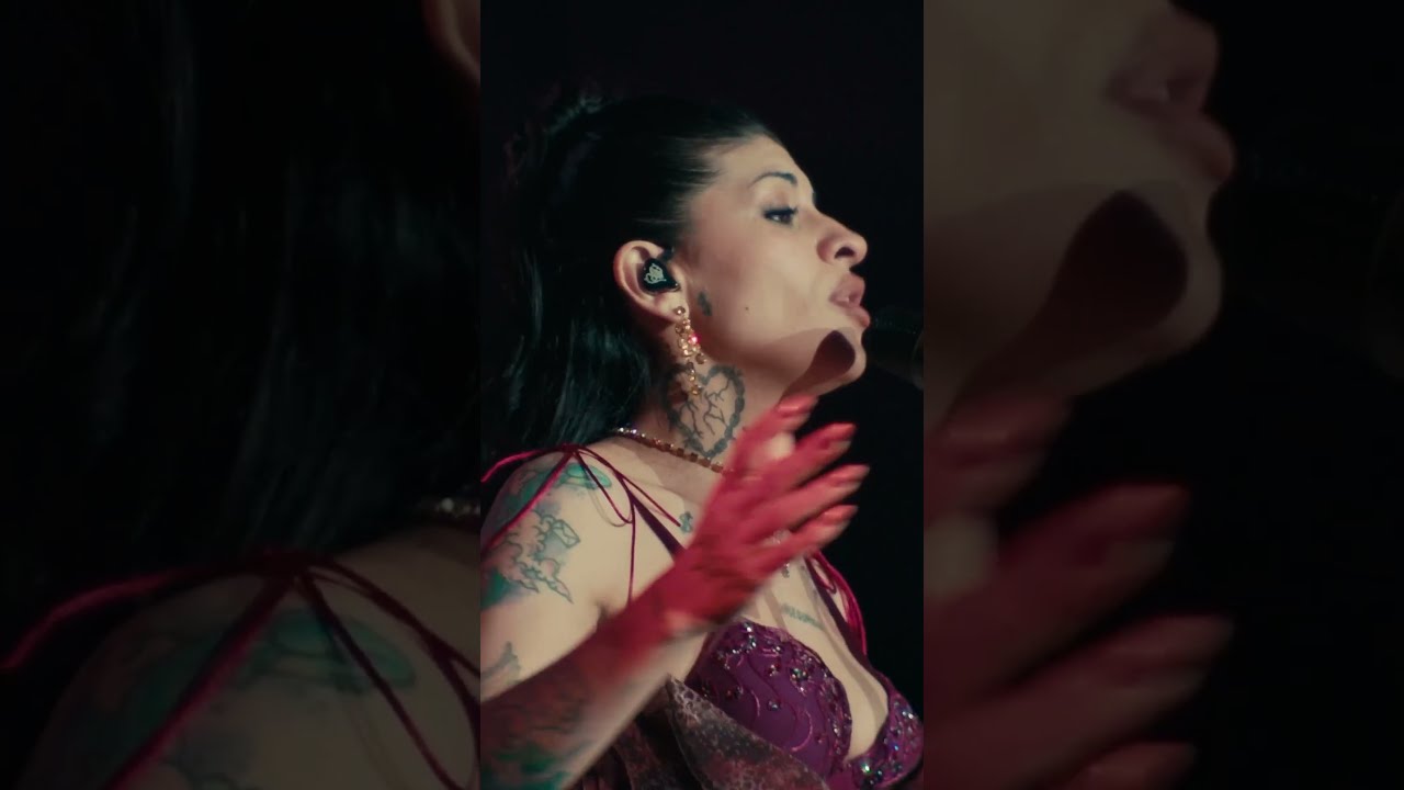 Cazzu cantó en Santiago de Chile "El Hombre Que Yo Amo" de Myriam Hernandez