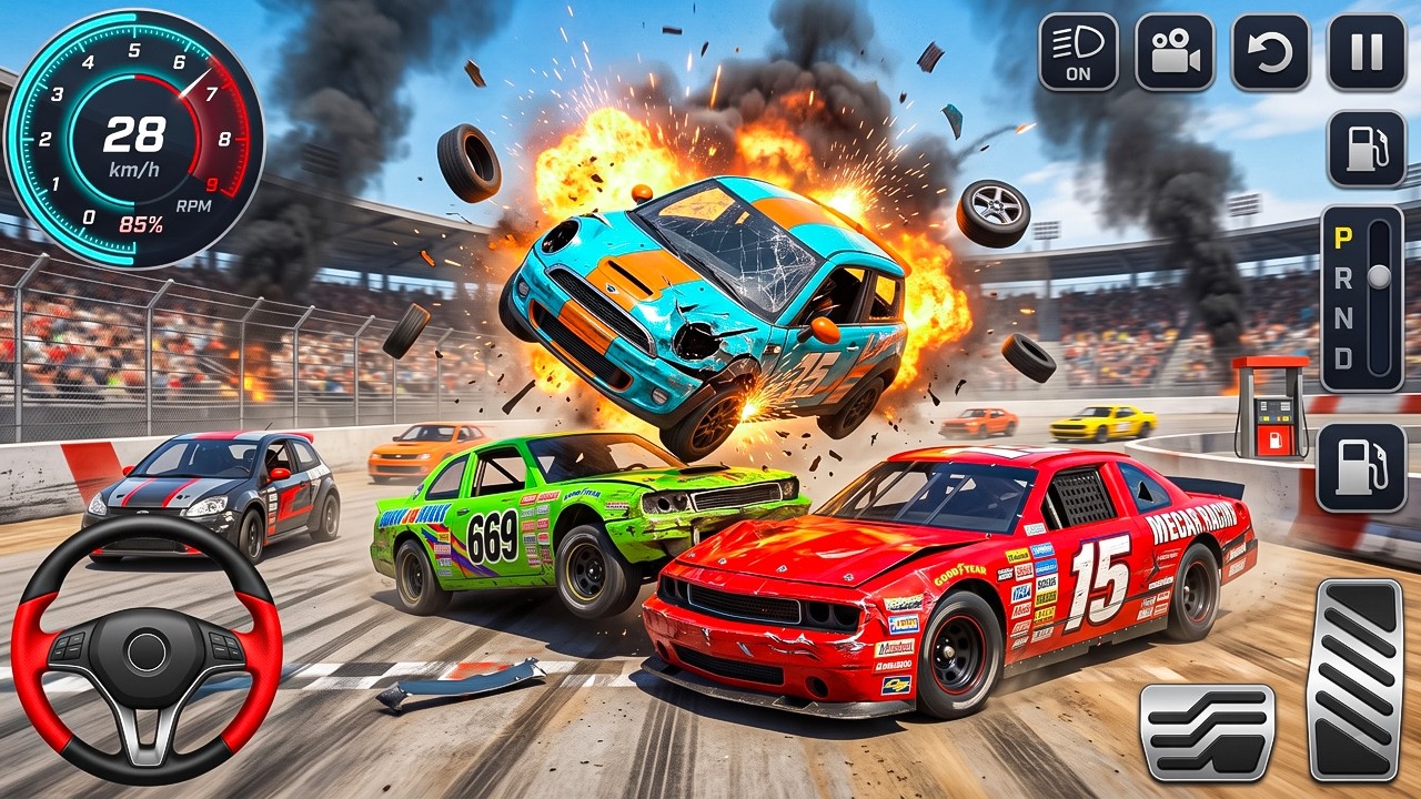 Demolition Derby Car Crash Wars 3D - Android Gameplay