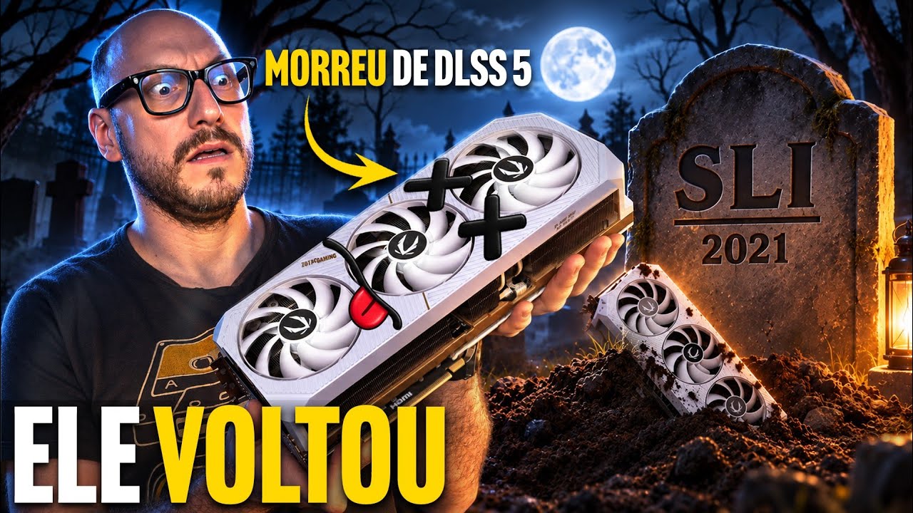 Duas placas de vídeo, um DLSS 5