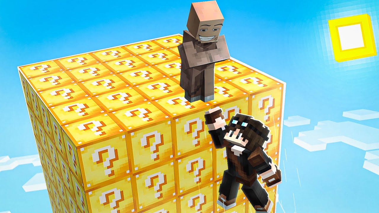 Minecraft, lekin Biz LUCKY CHUNKDA yashaymiz! | Artifact & qishloqi