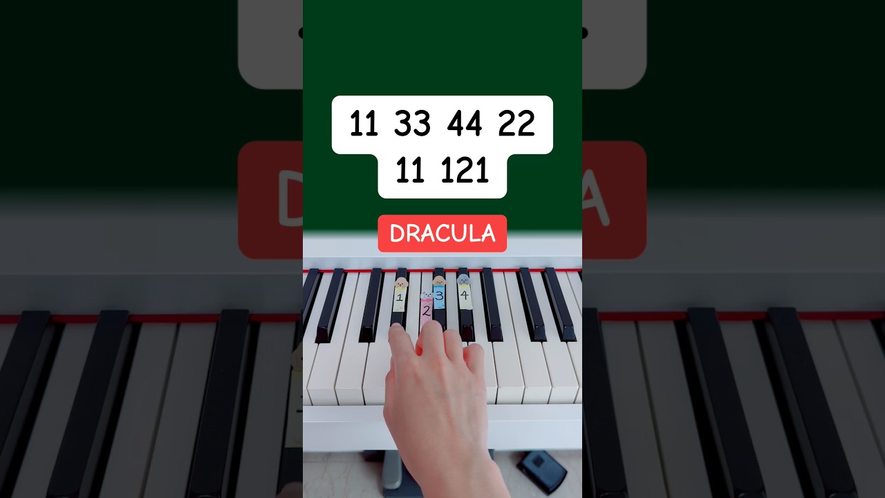 Dracula - Tame Impala, Jennie (Piano Tutorial) #easypianotutorial