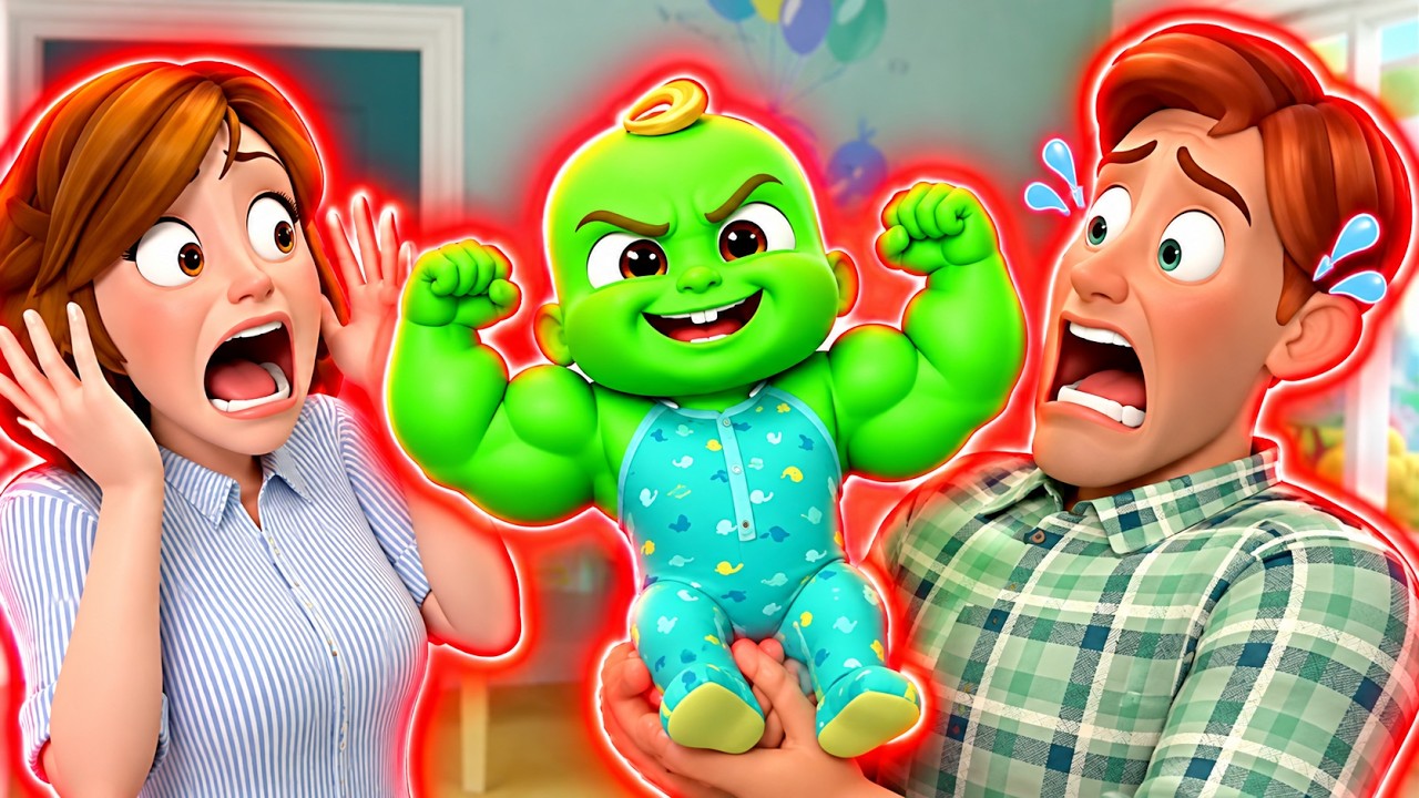 JJ Turns Into A Green Muscular | Sick Song Cocomelon Intro Effects | Gamavision Csupo Style Remix
