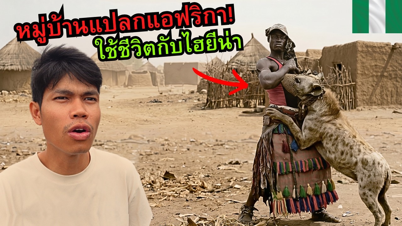 🇳🇬 หมู่บ้านแปลกแอฟริกา อยู่กับไฮยีน่า!! | Hyena Men