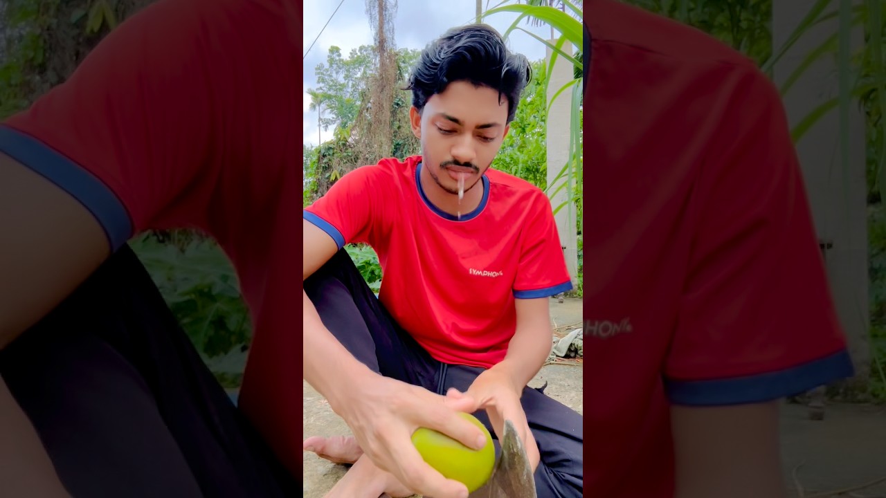আম কাটার আগে জিব্বায় পানি চলে আসে 🤧😂#shorts #uppolkarmakar