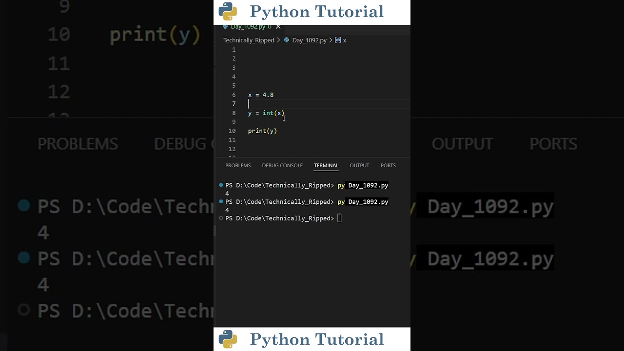Stop Using int for Rounding | Python Tutorial