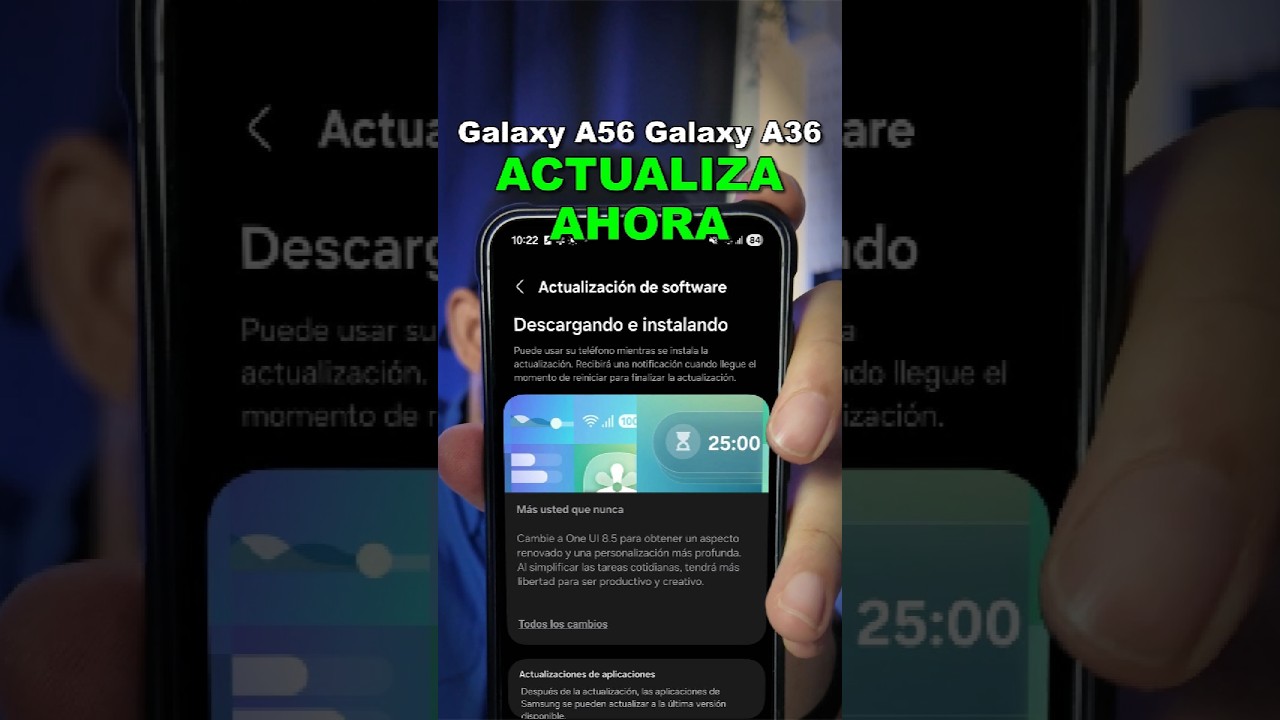 GALAXY A56 ONEUI 8.5 Actualizacion disponible
