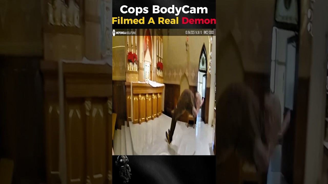 Cop faces possessed man mocking God inside church #shorts #PoliceBodycam #BodycamFootage #TrueCrime