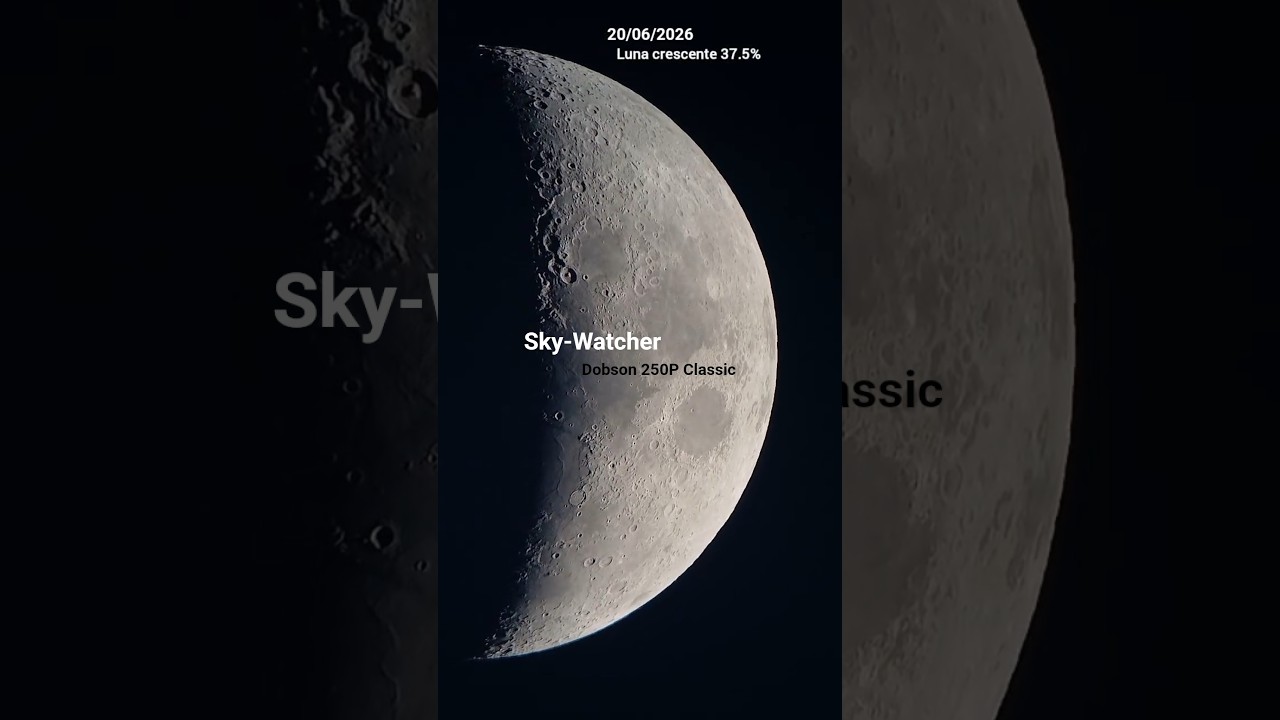 Space Moon illuminated 37.5% #moon #space #astronomy #telescope
