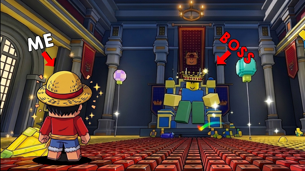 I Beat New BOSS in +1 Speed Keyboard Escape Roblox!