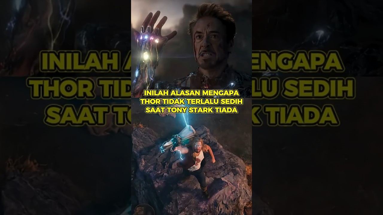 Inilah Mengapa Thor Tidak Menangis di Pemakaman Tony Stark #MCU #Marvel