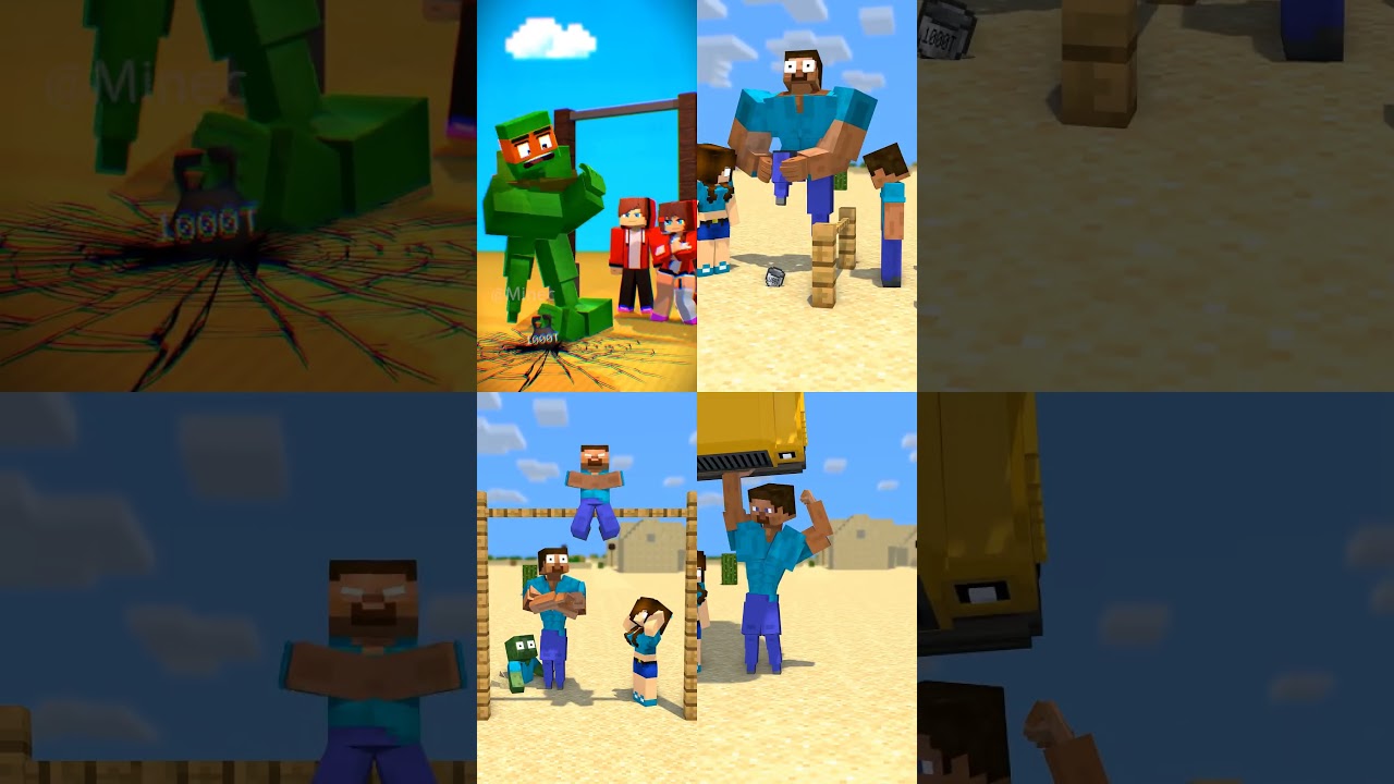 JJ Vs Giga Mikey, Which is Heavier 🤣Complete Parody Prank - Maizen Minecraft x Hytale #minecraft #jj