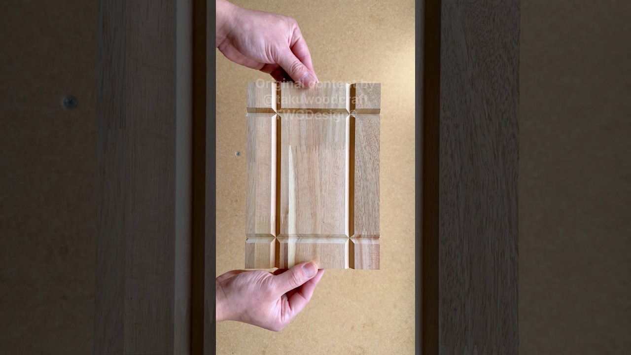 Making a Box with a 90° V-Groove Bit #shorts #woodworking #diy