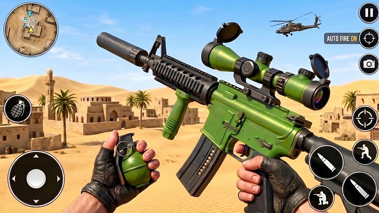 Commando Action Gun Strike Ops - FPS Shooting Game -Android Gameplay