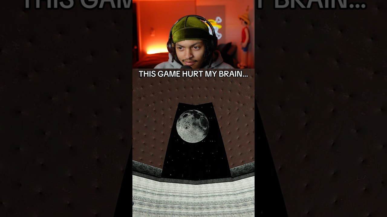 this game hurt my brain😟… #gaming #shortsfeed #horrorgame