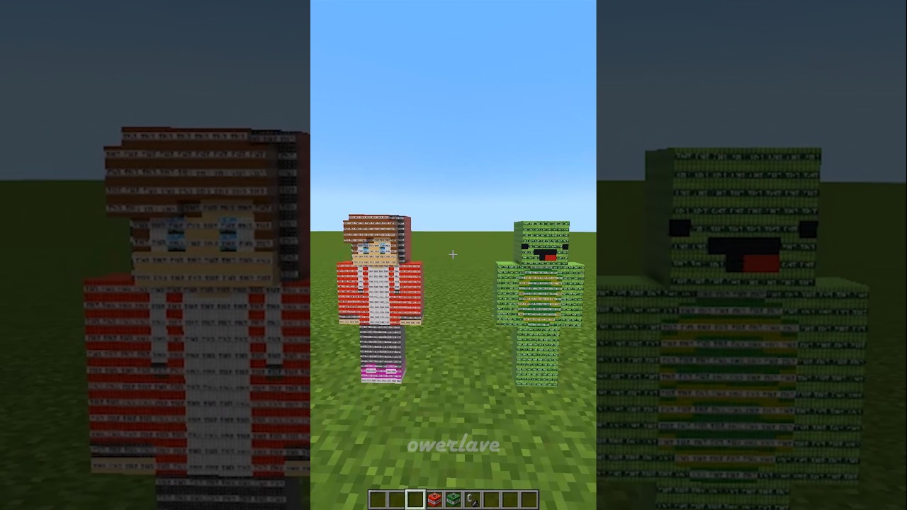 JJ VS Mikey Mini TNT #minecraft
