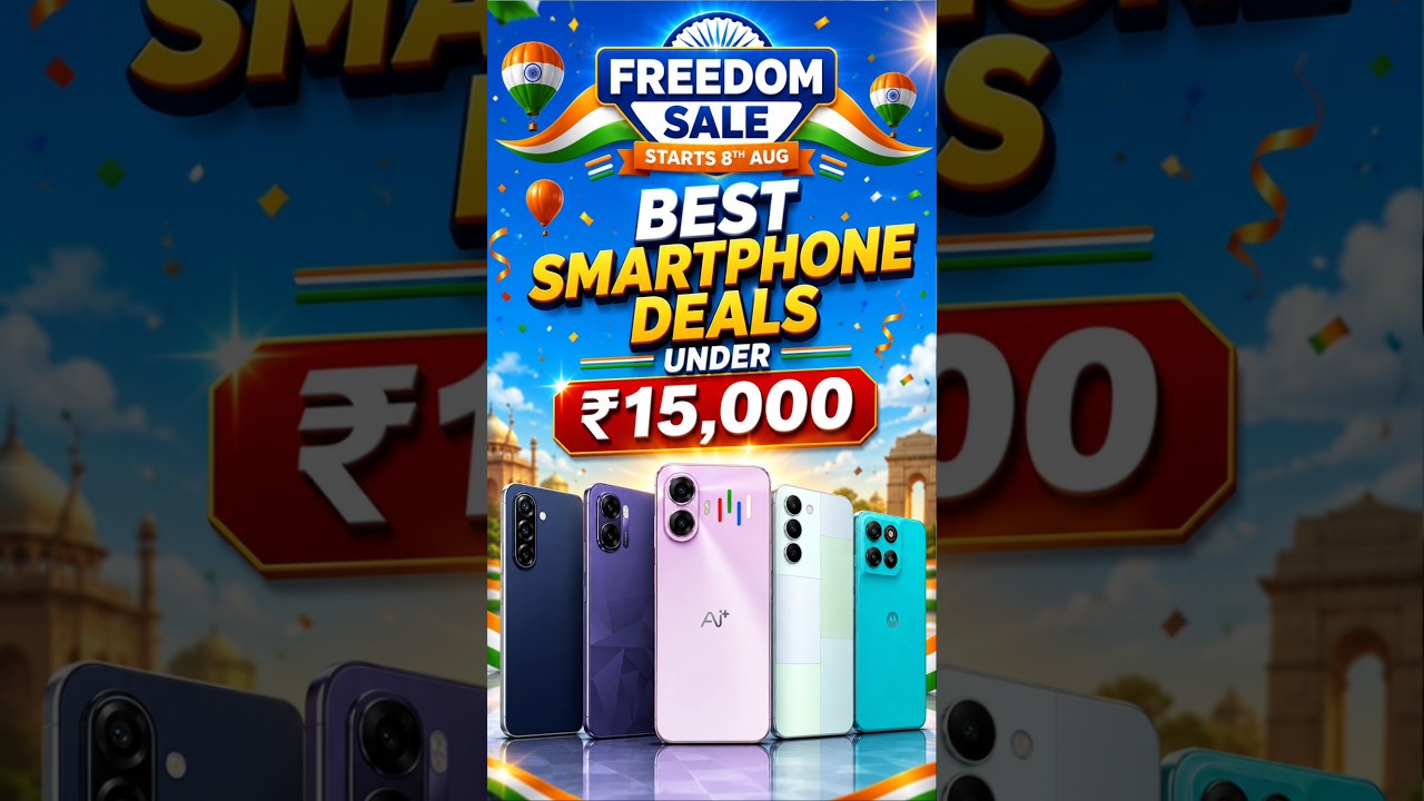 🔥 Top 5 Best 5G Smartphones Under ₹15,000 in Flipkart Freedom Sale 2026 | Best Deals Under 15K!