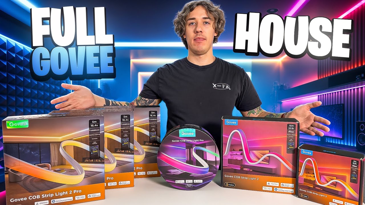 The Best LED Strip Lights - Govee COB Strip Light 2 Pro VS Govee COB Strip Light 2