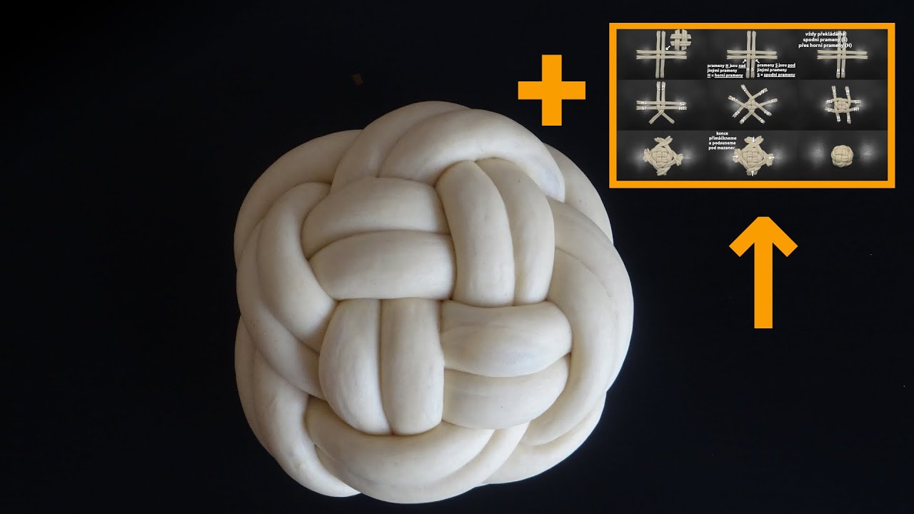Shaping Round Challah With 8 Strands → How to + image guide #challah  #baking #shaping #braiding