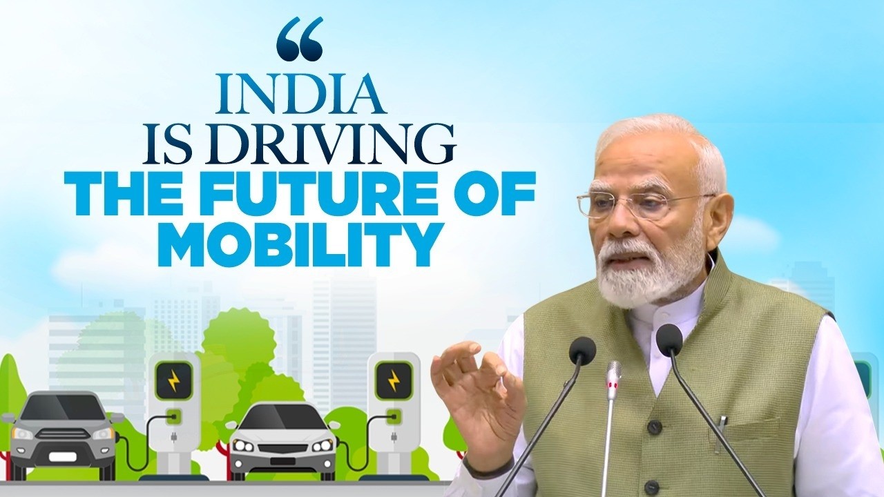 India’s clean mobility revolution is here! PM Modi showcases the big shift