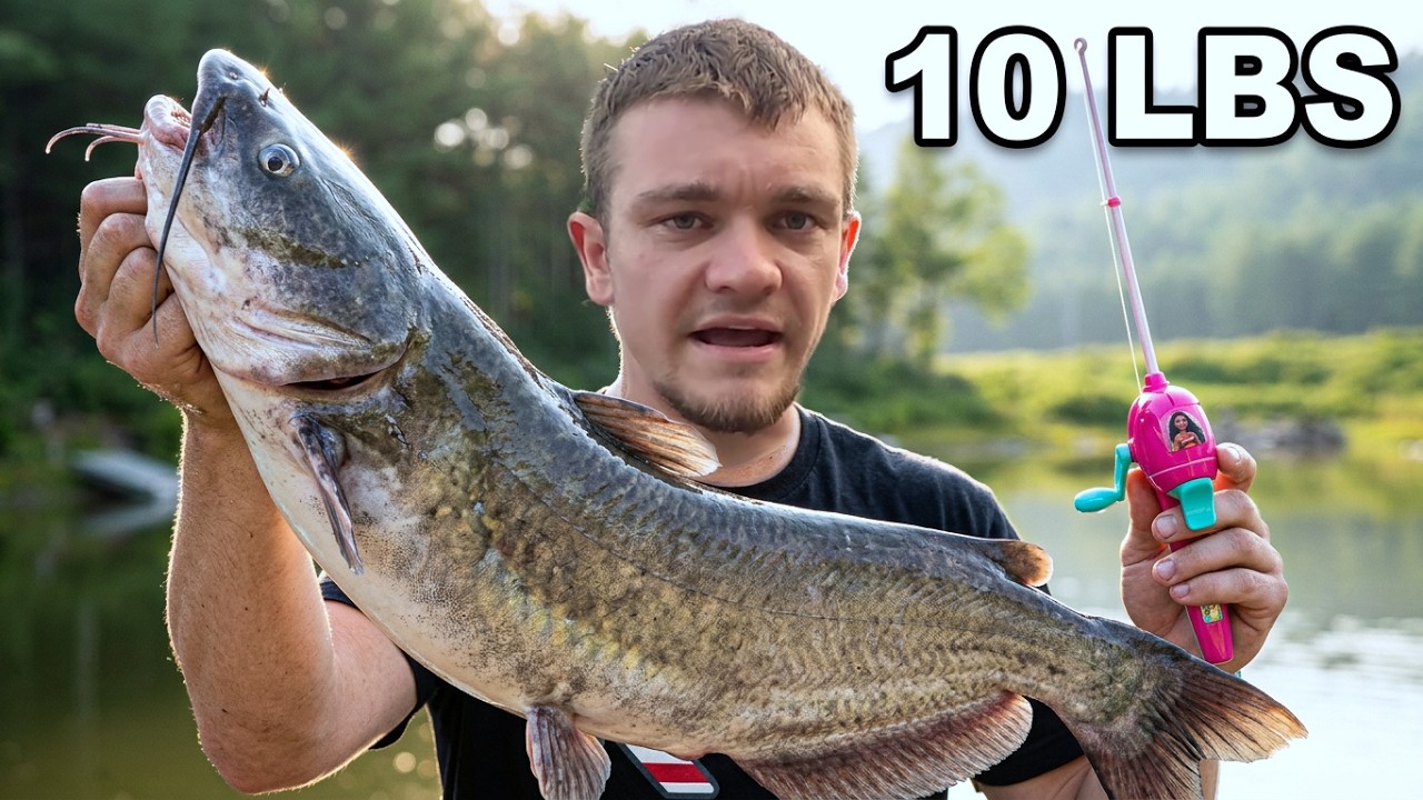 Can I Catch a 10lb Fish on a Barbie Fishing Pole?