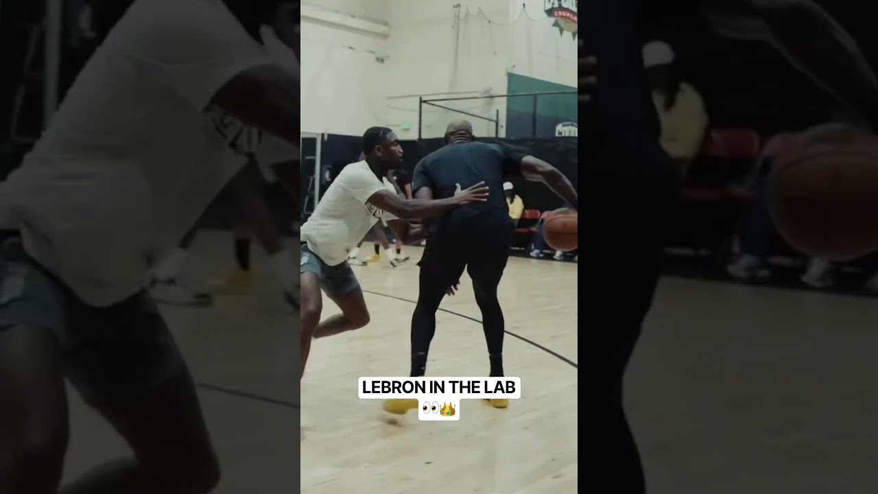 LeBron in the lab ahead of season 24! 👀 (via:  chrisjohnsonhoops, graydientvisuals/IG)