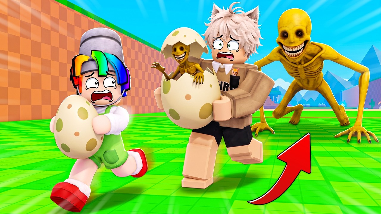 DUNDUN & LEMON CURI TELUR MONSTER SCP DI ROBLOX! SAMPAI MARAH!
