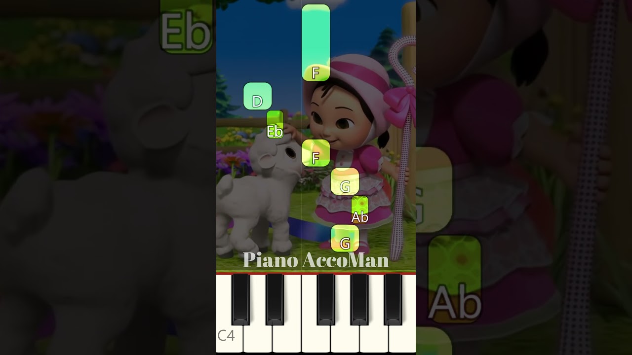 Little Bo Peep has Lost her Sheep! - CoComelon Piano Tutorial Short