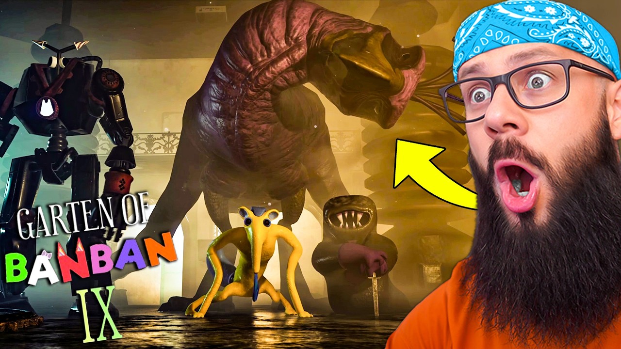 🔥 Już Jest! *GARTEN OF BANBAN 9 LAST TICKET TO THE ABYSS* - Official Trailer 2026 (Reakcja!)