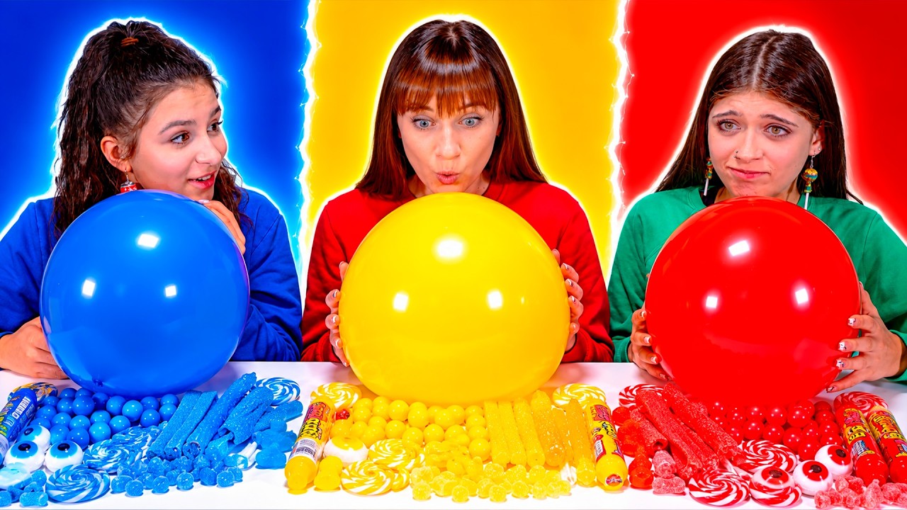 ASMR Food  Challenges Party | Red Candy Race | Best Compilation