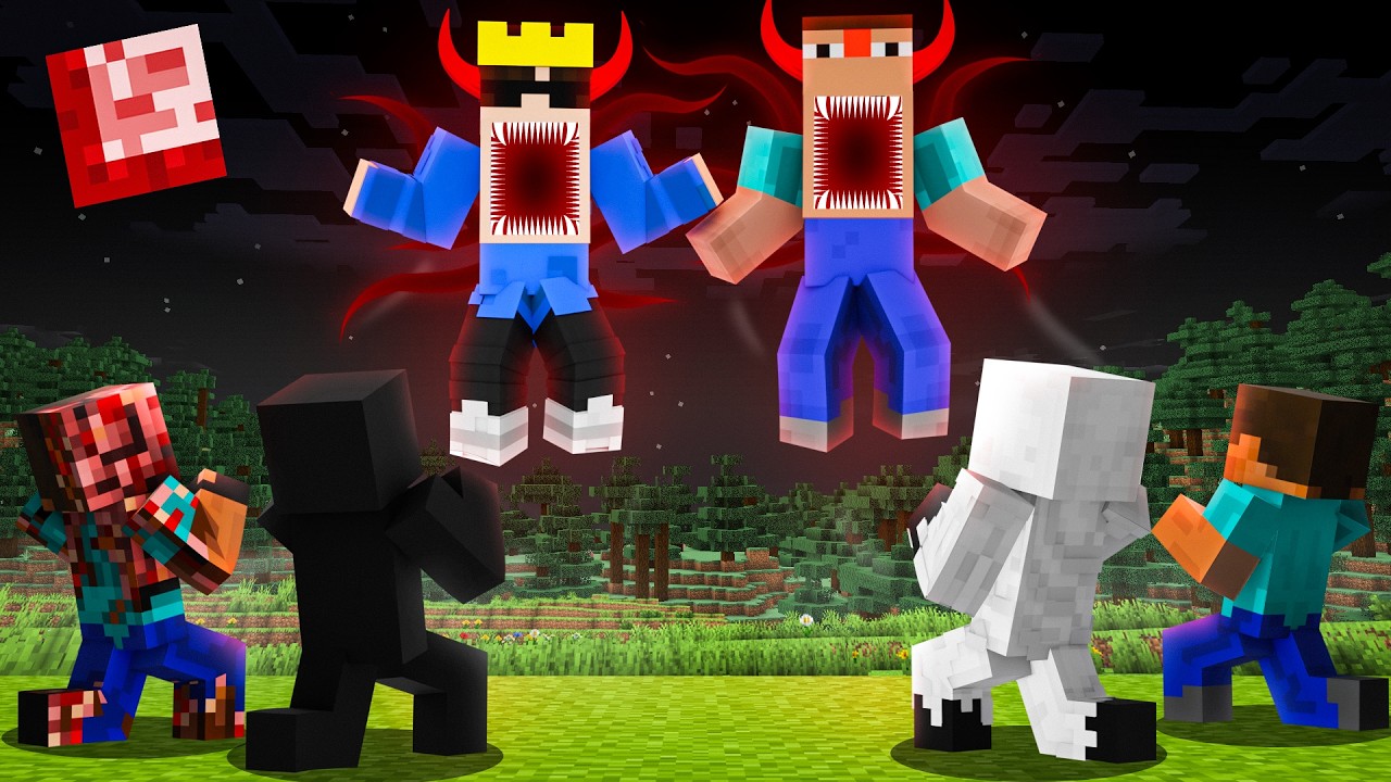Alpha And Tikawar Became Scary Entity King For 24 Hour In Minecraft