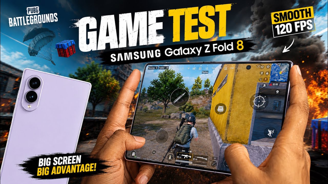 Samsung Galaxy Z Fold 8 ൽ Game കളിച്ച് നോക്കിയപ്പോൾ… 🥵      Samsung Galaxy Z Fold 8 Game Test video