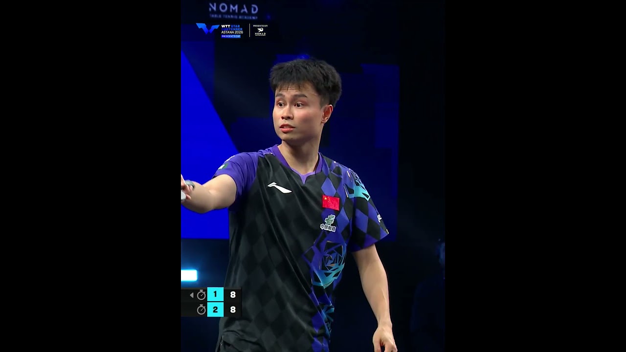 What are your thoughts on this? 🤔💭 #WTTAstana #TableTennis