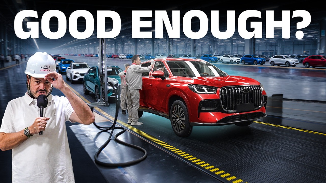 Watch this before you buy a Chinese car. Touring the Chery factory in China