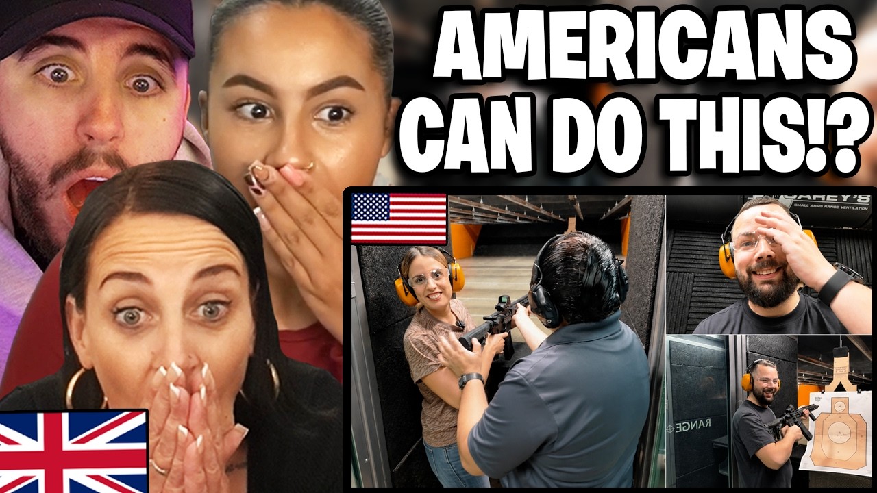 British Family Reacts to Europeans Shoot Guns in America for the First Time... (WE’RE SHOCKED!)