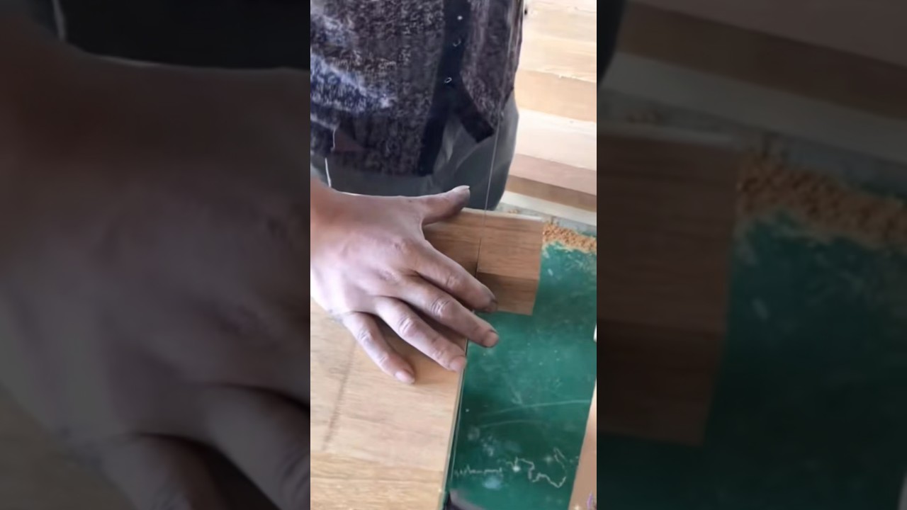 Watch This Solid Wood Door Take Shape From Timber! 🪵🔥 #woodworking #youtubeshorts