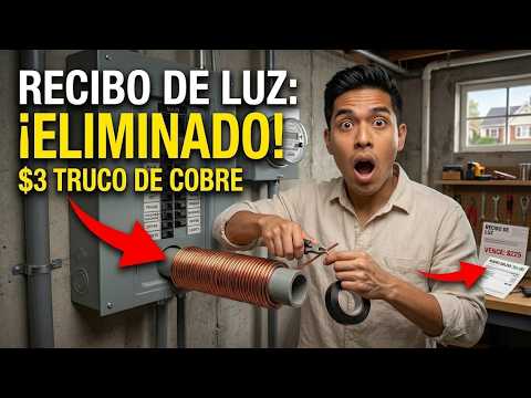 El truco de cobre de $3 que ELIMINA tu factura eléctrica: ¿Por qué lo ocultaron en 1887?
