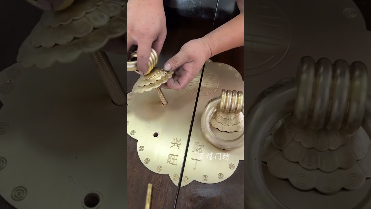 Solid Wood & Brass Perfection | A Timeless Symbol of Prosperity #ubdiy #woodworking #viralvideo