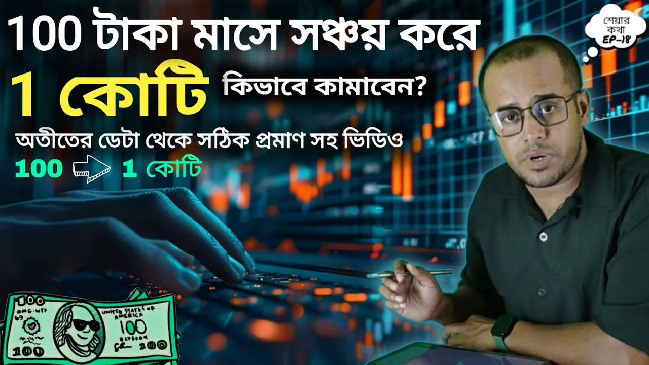 শুধু 100 টাকা invest করে কোটিপতি কিভাবে হবেন? | power of compounding | rana nath finance