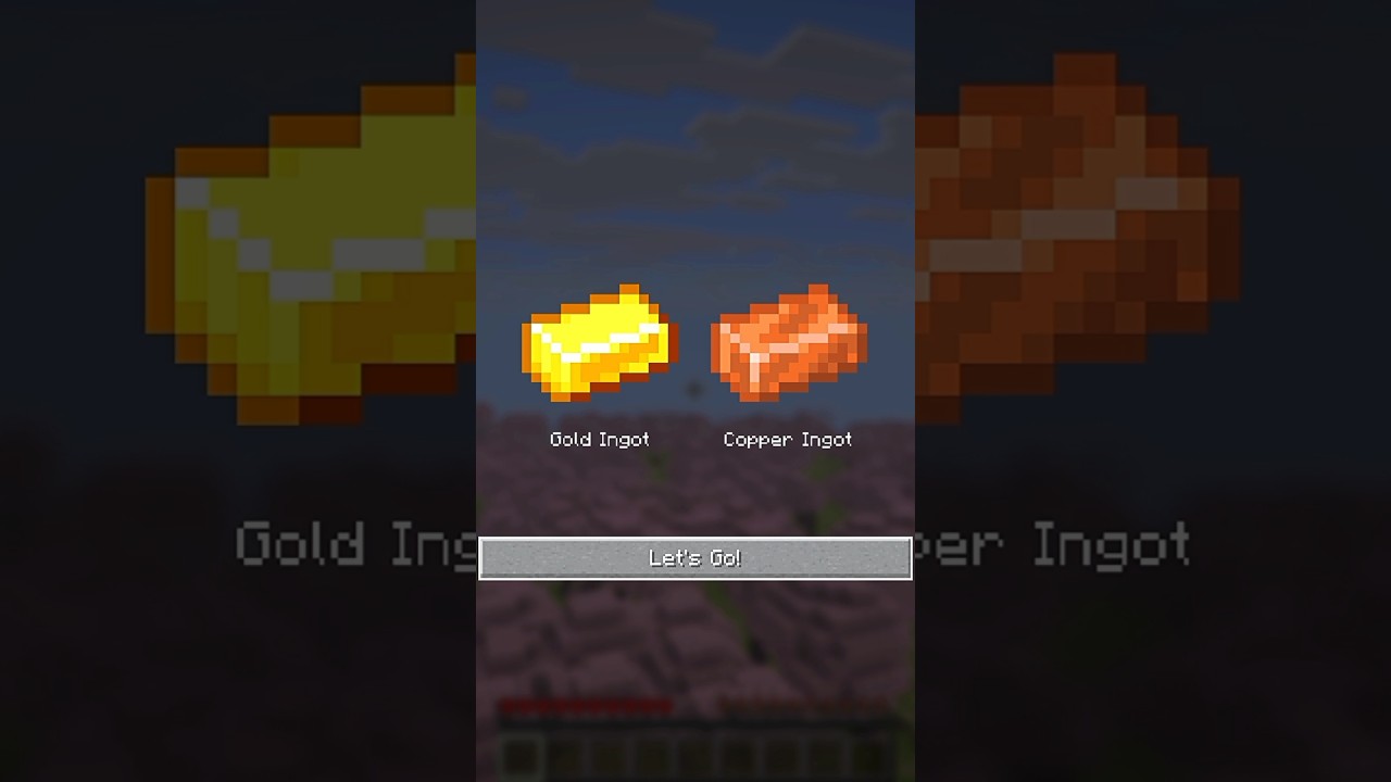 Speedrun Random Gold & Copper #shorts #minecraft