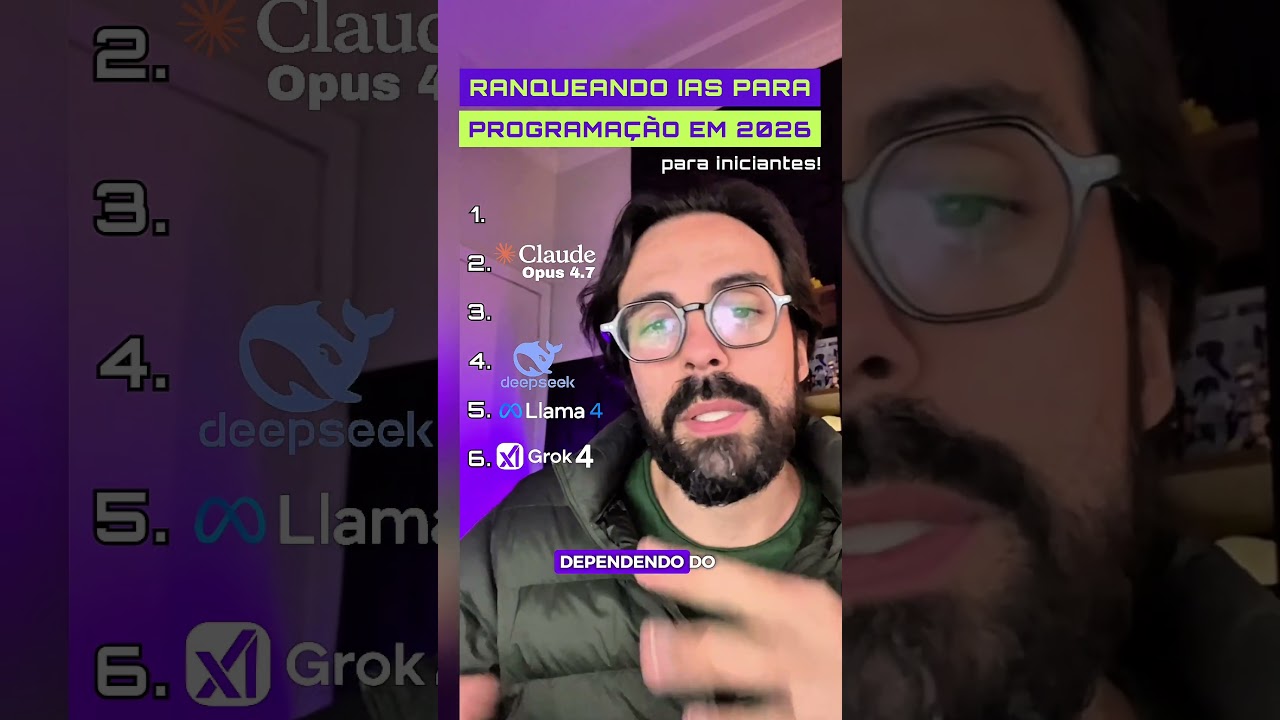 RANQUEANDO AS 6 MELHORES IAS PRA PROGRAMAÇÃO EM 2026