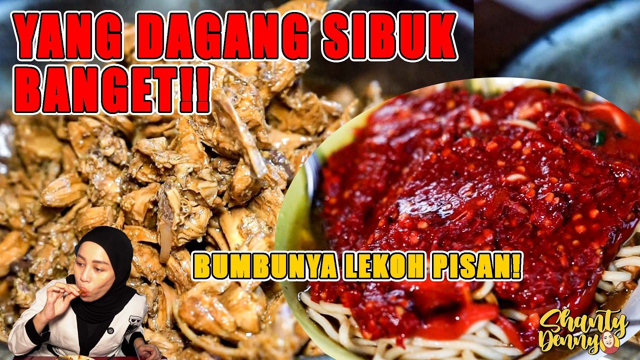 MIE AYAM TERSIBUK DIGARUT!! MIE AYAM BENGAWAN SOLO MAS HERMAN!!