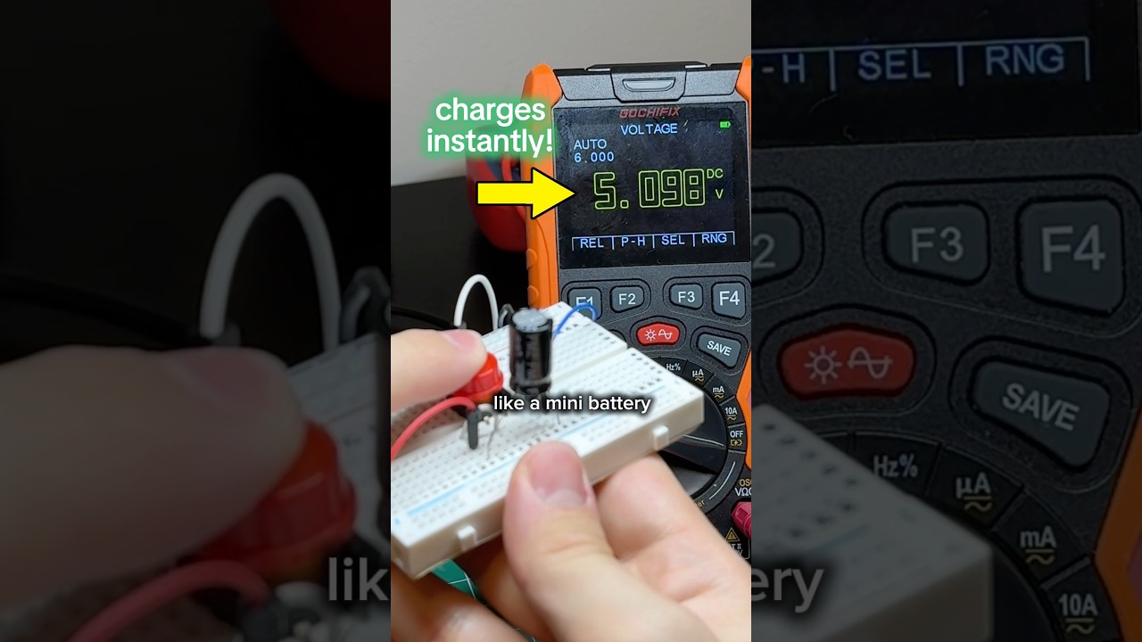 Easiest way to become Oppenheimer 💣 #electronics #engineering #diy #capacitor