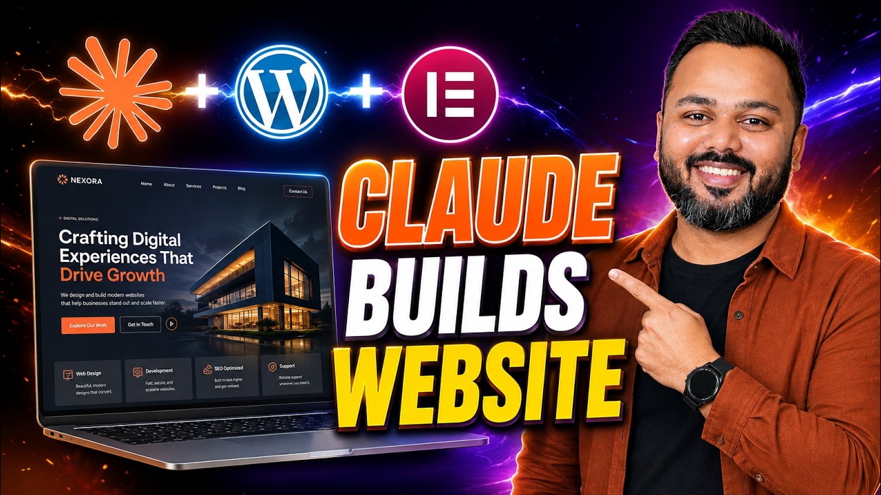 Claude Builds WordPress Website | Elementor Compatible Websites