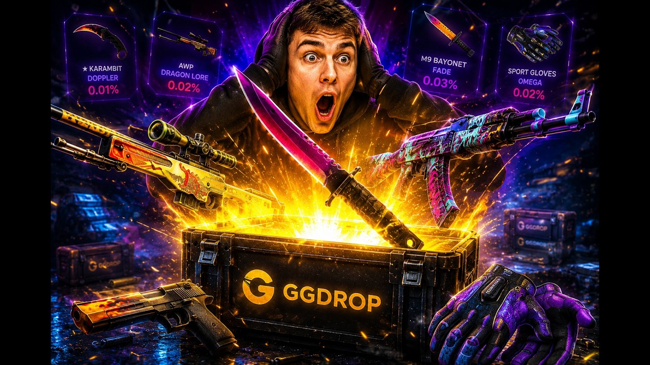 I Turned a Tiny Deposit Into INSANE CS2 Skins! Upgrade with 10% promo? - GGDROP OPENING CASE