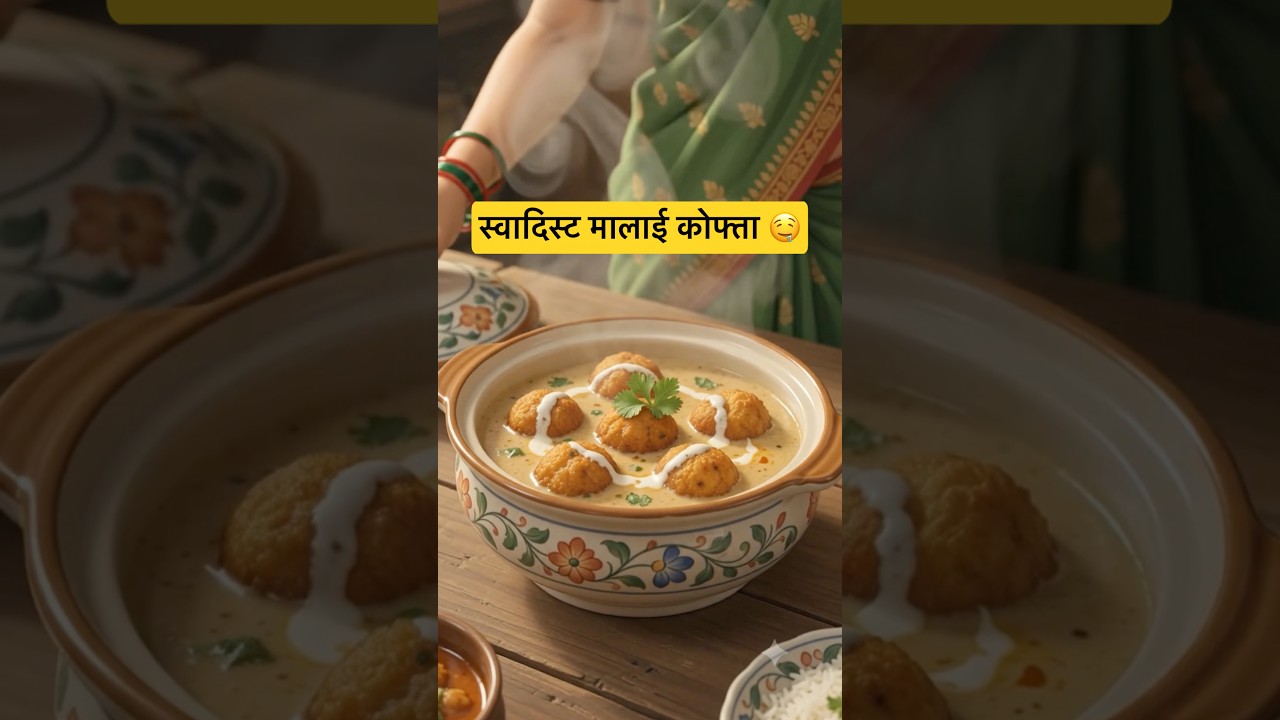 पति खेत से लौटा तो पत्नी ने बना रखा था ये खास खाना 😍❤️ | Malai Kofta Recipe #shorts