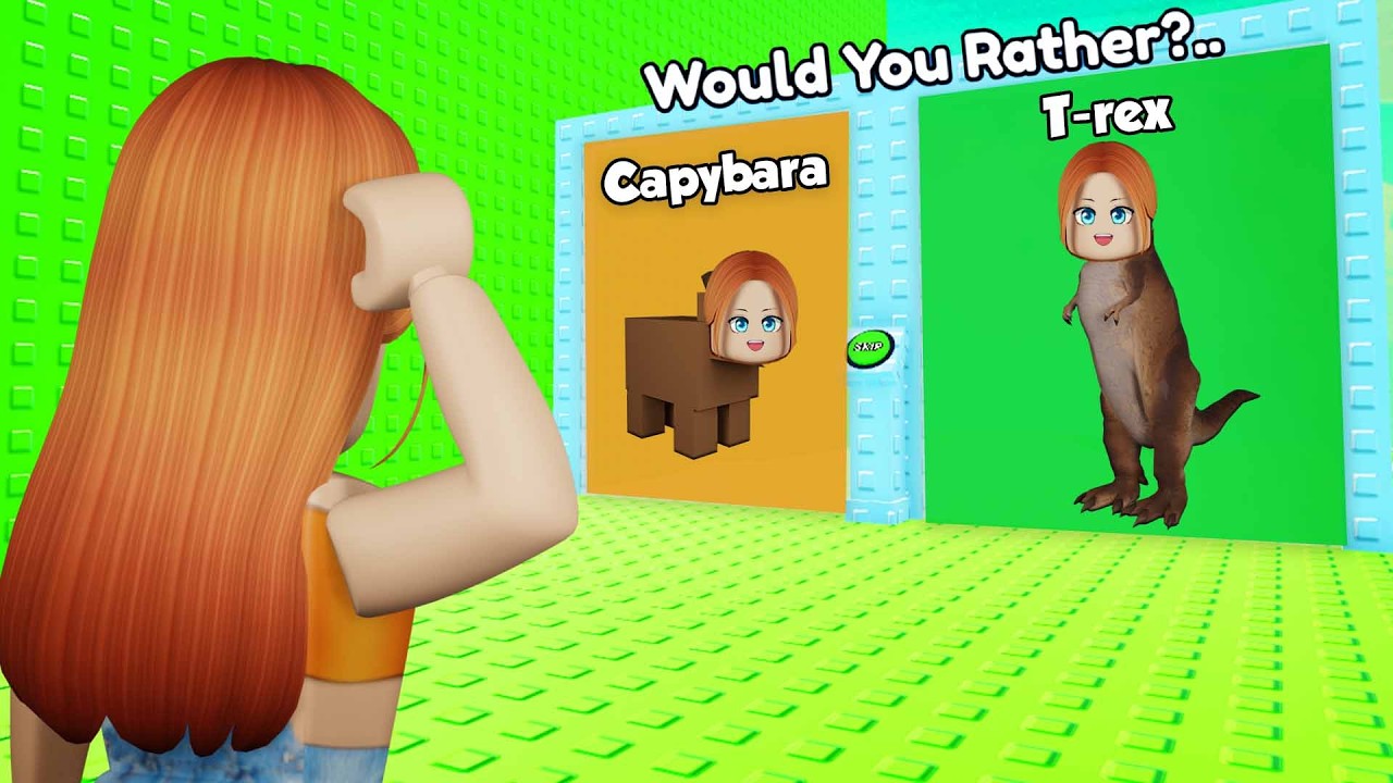 WOULD YOU RATHER ANIMAL TOWER NAKAKALITO MAMILI | ROBLOX Would You Rather Animal Tower