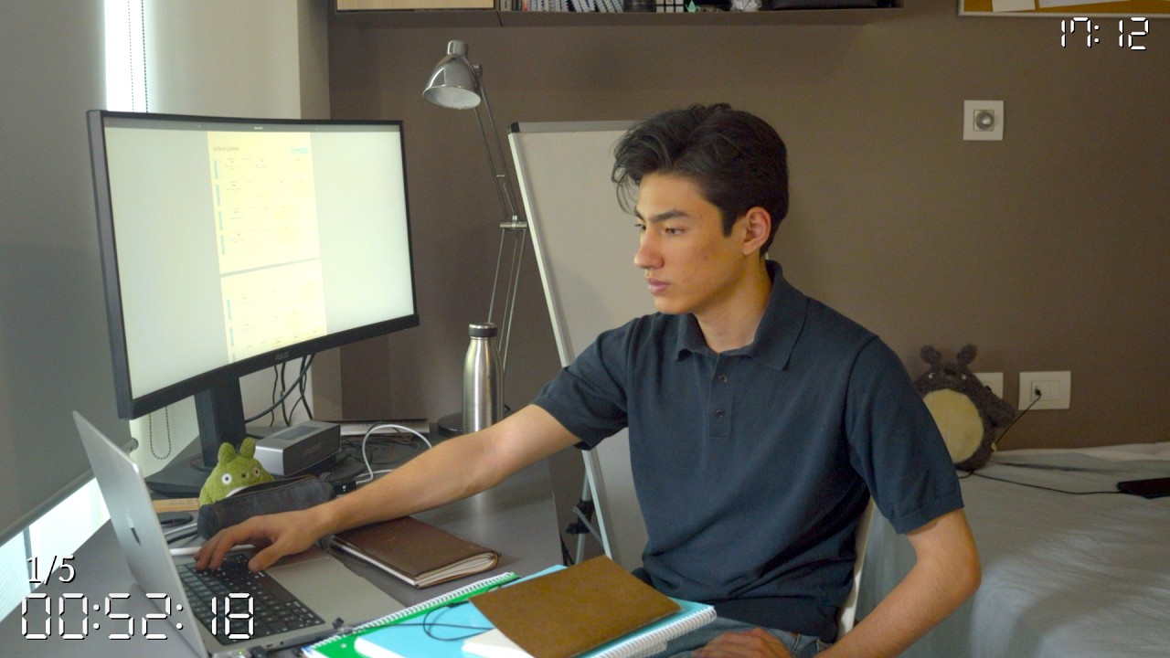 12h study with me live pomodoro 110/10 | rain sounds