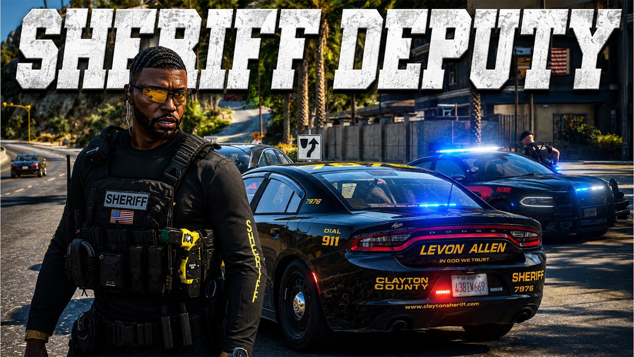 Playing as a Clayton County Sheriff Deputy in GTA 5 RP