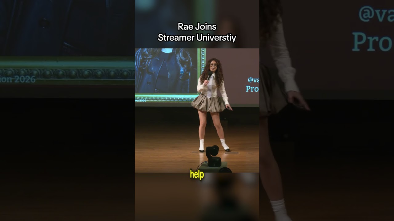 Rae Joins Streamer University!
